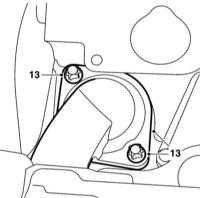 Снятие и установка термостата Saab 95