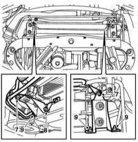  Снятие и установка интеркулера Saab 95