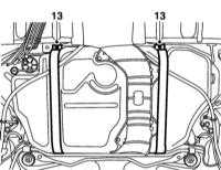  Снятие и установка топливного бака Saab 95