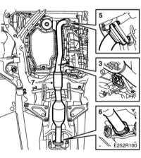  Снятие и установка компонентов системы выпуска ОГ Saab 95