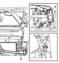  Снятие и установка компонентов системы выпуска ОГ Saab 95