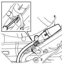  Снятие и установка компонентов системы EVAP Saab 95